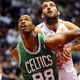 Jason Collins and Ioannis Bourousis of Emporio Armani Milano (Roberto Serra/Getty)